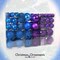 100 Shatterproof Christmas Ornament Balls - Christmas Ornaments For Christmas Tree Home Wedding Or Parties Decorative Ball (Sizes, 1.2" 1.6" & 2.4" ) (Blue & Purple)